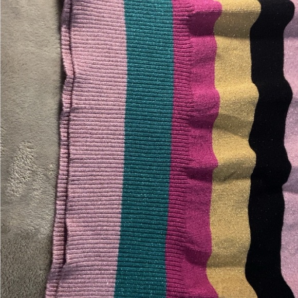 Nine West Striped Glitter Sweater - Size Small - Picture 5 of 7